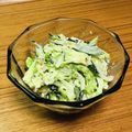 Asato★'s cooksnap of when they made 千切りキャベツときゅうりのごまマヨサラダ.