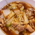 zaruzaru's cooksnap of when they made 白菜と豚肉の中華あんかけ（丼）.