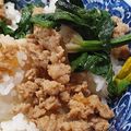 facukoyu's cooksnap of when they made ニンニク入り☆豚そぼろ.