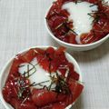 ほか弁ママ's cooksnap of when they made 漬けまぐろの山かけ丼.