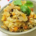 U☆kaoru's cooksnap of when they made 筑前煮リメイク☆筑前煮の炊き込みご飯.
