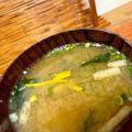 ＊あんずあん＊'s cooksnap of when they made お味噌汁に柚をIN.