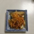 junara's cooksnap of when they made お弁当に♪人参とちくわの梅おかか炒め.