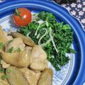 mmameco's cooksnap of when they made 大根の皮、サボイキャベツのサラダ♪.