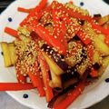 ぷぅみゃん's cooksnap of when they made 簡単☆さつまいもとにんじんのきんぴら.