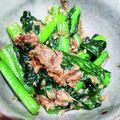 nonopeko's cooksnap of when they made サッと1品！小松菜と鯖缶の炒め物.
