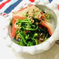 U☆kaoru's cooksnap of when they made 豆苗＊カニカマ＊ツナのWマスタード和え.
