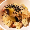 ことやん41☆'s cooksnap of when they made さつまいも&ベーコン☆炊き込みご飯.