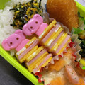 なんなこなんだ's cooksnap of when they made 卵1個とハムで簡単♡ミルフィーユ卵焼き.