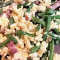 ぽちゃすけ's cooksnap of when they made インゲンとベーコンの卵炒め.