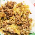 そらてんママ's cooksnap of when they made 豚ひき肉とキャベツの簡単のっけ丼.