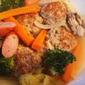 naki1227's cooksnap of when they made 白菜と肉団子の中華風スープ　春雨入り♬.