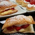 ☆★Jun☆★'s cooksnap of when they made 冷凍パイシートで＊いちごミルフィーユ.