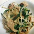 あんまかろん☆'s cooksnap of when they made 簡単！早い！豚肉とニラともやし炒め.