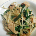 あんまかろん☆'s cooksnap of when they made 簡単！早い！豚肉とニラともやし炒め.