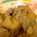 クック5FI59B☆'s cooksnap of when they made 簡単おつまみ★豚肉ごぼうの甘辛炒め★.