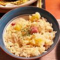 トモ２'s cooksnap of when they made さつまいも&ベーコン☆炊き込みご飯.