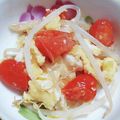 kashikon's cooksnap of when they made もやしと玉子の中華炒め.
