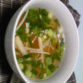 ＊とみこ＊'s cooksnap of when they made えのきと青梗菜で中華梅スープ.