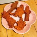 まゆハク's cooksnap of when they made ワッフルメーカーで作る*マドレーヌ*.