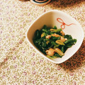 yesmama's cooksnap of when they made 冷凍むきあさりと冷凍法蓮草でバター炒め.