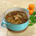 サヤスカマカン's cooksnap of when they made さつま芋と鶏肉の醤油汁.