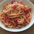 COM☆COM♪'s cooksnap of when they made レンジで簡単♡カニカマトマトソースパスタ.