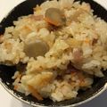 EGUDON's cooksnap of when they made 炊飯器で簡単☆ごぼうの和風ピラフ.