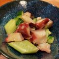 ちゃ・こ～る's cooksnap of when they made きゅうりとタコのごま油和え.