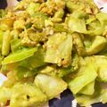 クック3SPUIA☆'s cooksnap of when they made アボカドとキャベツの卵炒め.