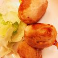 chikママ❤️'s cooksnap of when they made コーンご飯肉巻きおにぎり.