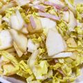 キッチン◇キッチン's cooksnap of when they made 白菜とリンゴのハムサラダ♪生姜醤油風味.