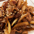 majyu1011's cooksnap of when they made 焼肉のたれde豚こま炒め～おかずの素～.