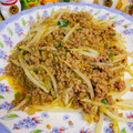 へい♡ゆー♡'s cooksnap of when they made もやしとひき肉の甘辛炒め。お弁当、丼にも.