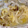 きいさゆ's cooksnap of when they made ササミときのこ♪マヨチーズのホイル焼き♡.