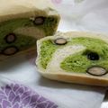 tanzanite's cooksnap of when they made 抹茶の渦巻き食パン.