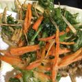 Karikari苺's cooksnap of when they made サクサク♪春菊のかき揚げ.