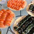 Moggieneko's cooksnap of when they made サーモンの簡単、握り寿司.