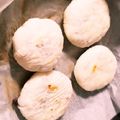 ねこのガストン's cooksnap of when they made 冷めても柔らか♪くるみ入り梅が枝餅風.