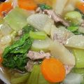 ぷーとんR's cooksnap of when they made 大根とチンゲン菜のとろとろあんかけ.