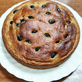 そんちゃん1's cooksnap of when they made 簡単HM♡黒豆ケーキ♡おせちリメイク.