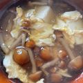 amileamila's cooksnap of when they made なめこトロッ、たまごフンワリとろみ汁.