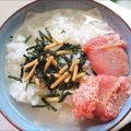 ちゃーりーWKY's cooksnap of when they made 簡単のせるだけ☆明太子茶漬け♪♪.