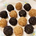 あい♪らんど's cooksnap of when they made 栗きんとんリメイク　揚げないごま団子.