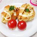 ぱふ's cooksnap of when they made 竹輪のカレーホットドッグ.