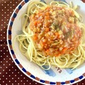 ふたごゆき's cooksnap of when they made とっても簡単で本格的！ミートソースパスタ.