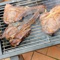 Moggieneko's cooksnap of when they made キャンプ飯、BBQでステーキ.