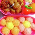 クックS2N1B2☆'s cooksnap of when they made デコふりで！ カラフルフラワー弁当.