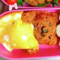 クックS2N1B2☆'s cooksnap of when they made おやすみ…くまオムライス。キャラ弁にも。.