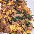 ミーエル's cooksnap of when they made 俺流！葉にんにくと豚肉の玉子炒め.